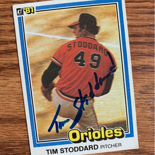 Tim Stoddard TTM Autograph Success