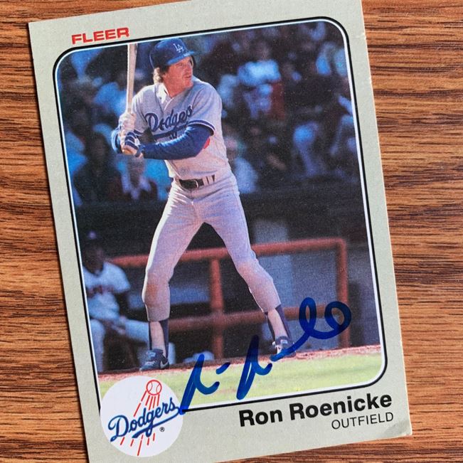 Ron Roenicke TTM Autograph Success