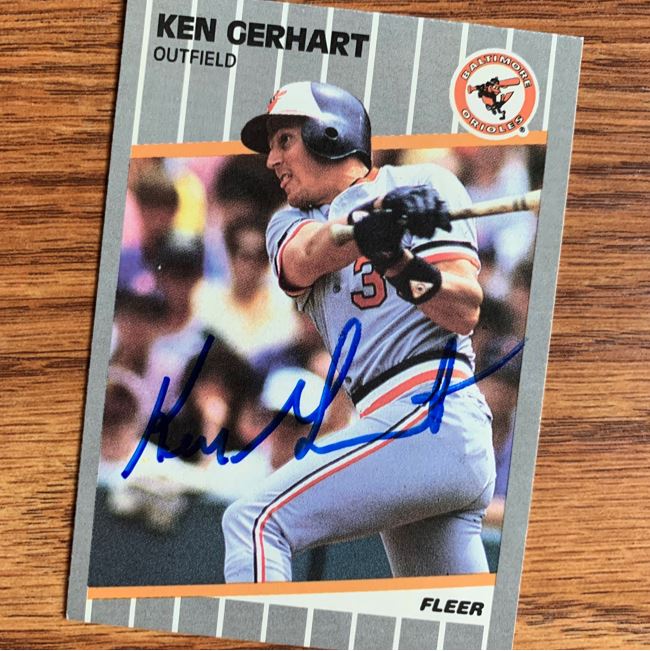 Ken Gerhart TTM Autograph Success
