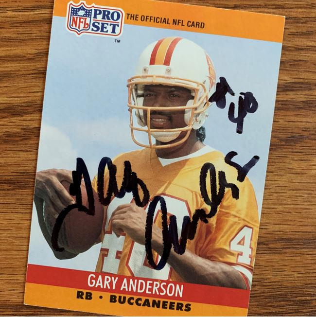 Gary Anderson TTM Autograph Success