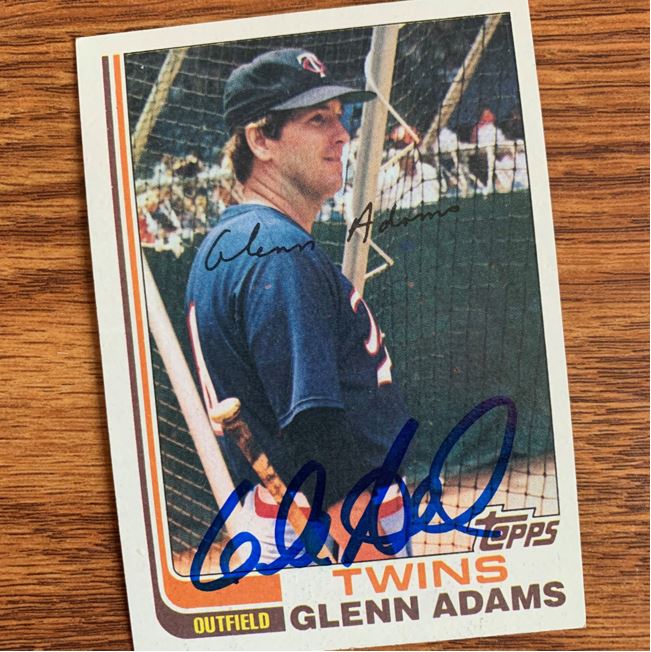 Glenn Adams TTM Autograph Success
