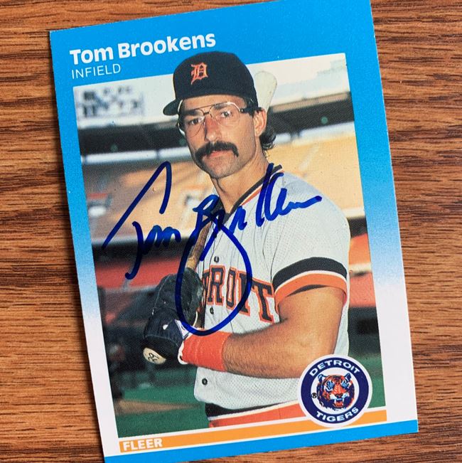 Tom Brookens TTM Autograph Success