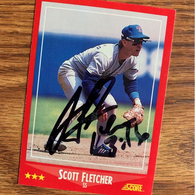 Scott Fletcher TTM Autograph Success