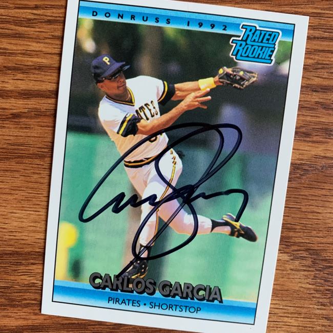 Carlos Garcia TTM Autograph Success