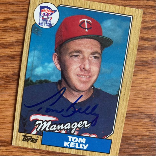 Tom Kelly TTM Autograph Success