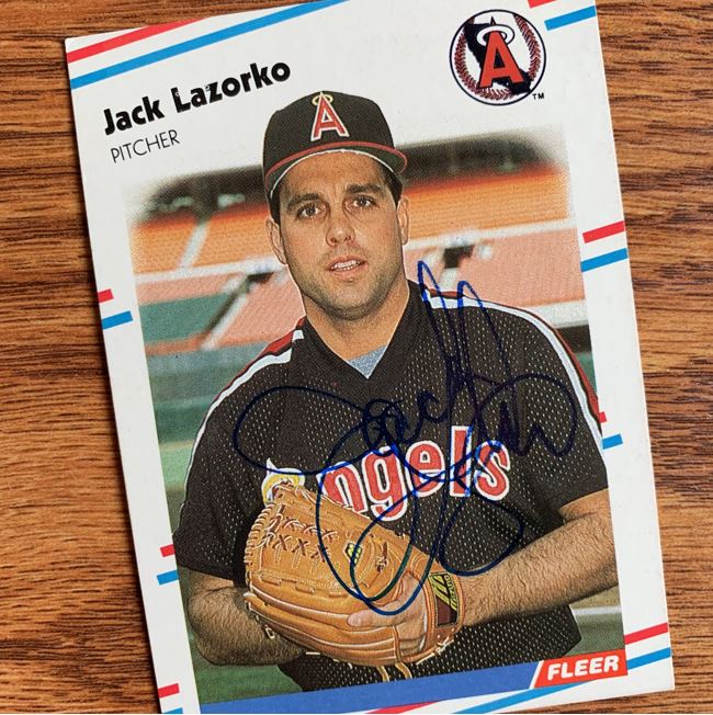 Jack Lazorko TTM Autograph Success