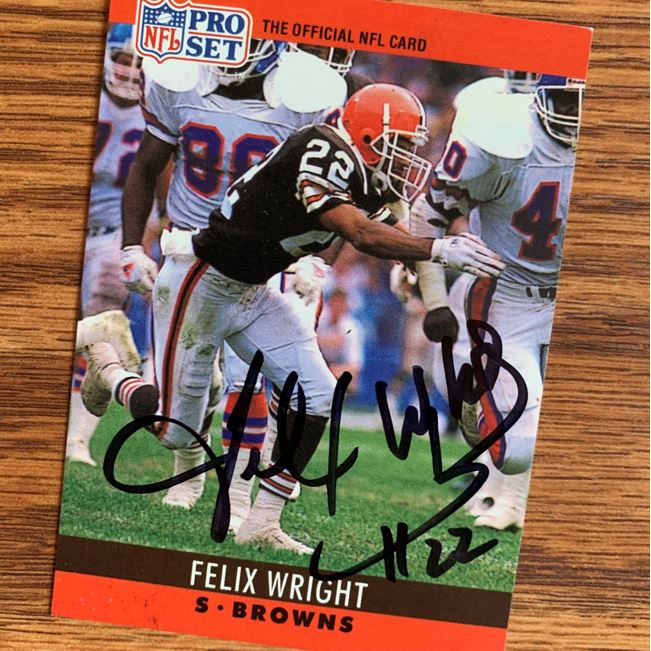 Felix Wright TTM Autograph Success