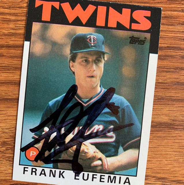 Frank Eufemia TTM Autograph Success