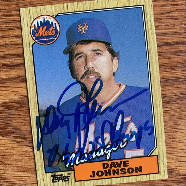 Davey Johnson TTM Autograph Success