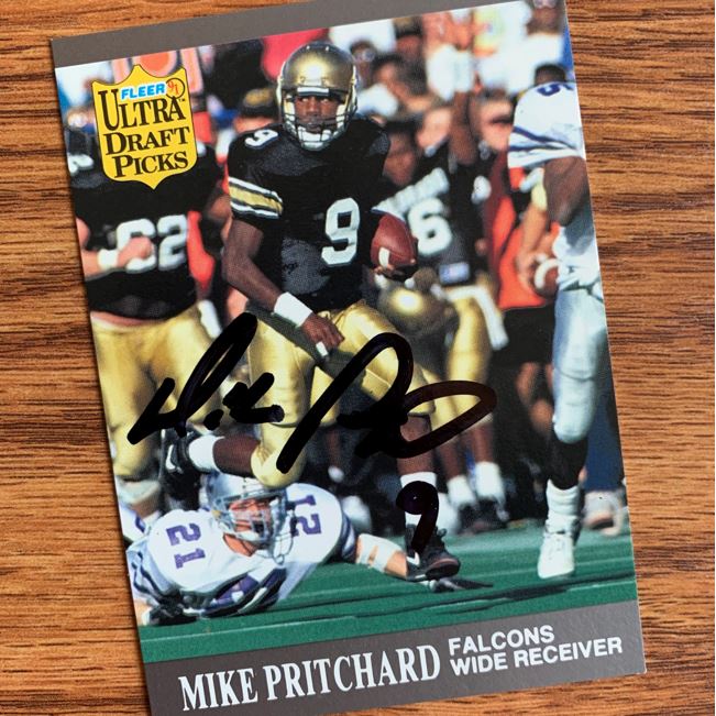 Mike Pritchard TTM Autograph Success