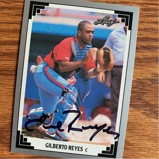 Gilberto Reyes TTM Autograph Success