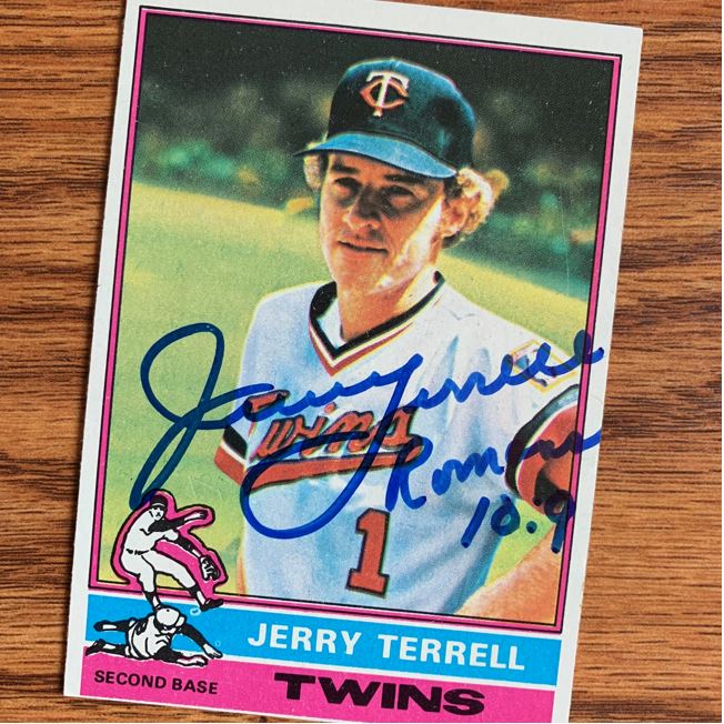 Jerry Terrell TTM Autograph Success