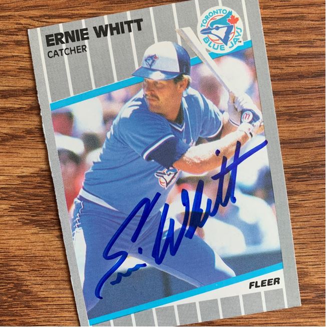 Ernie Whitt TTM Autograph Success