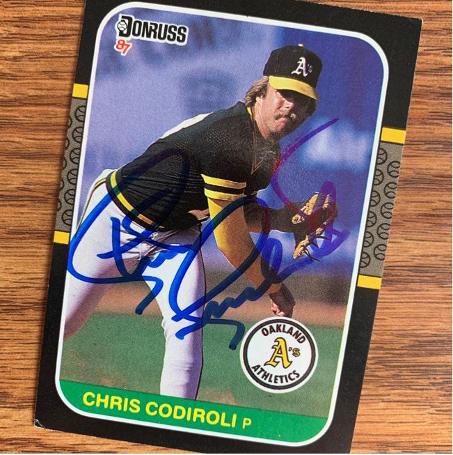 Chris Codiroli TTM Autograph Success