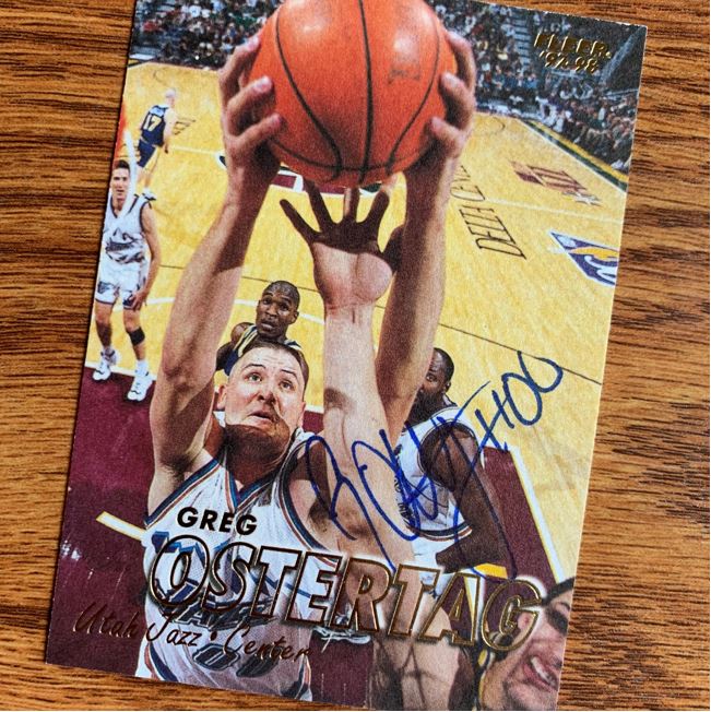 Greg Ostertag TTM Autograph Success