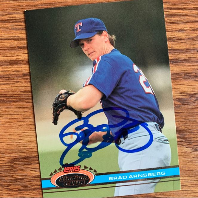 Brad Arnsberg TTM Autograph Success