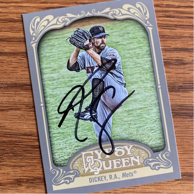 RA Dickey TTM Autograph Success