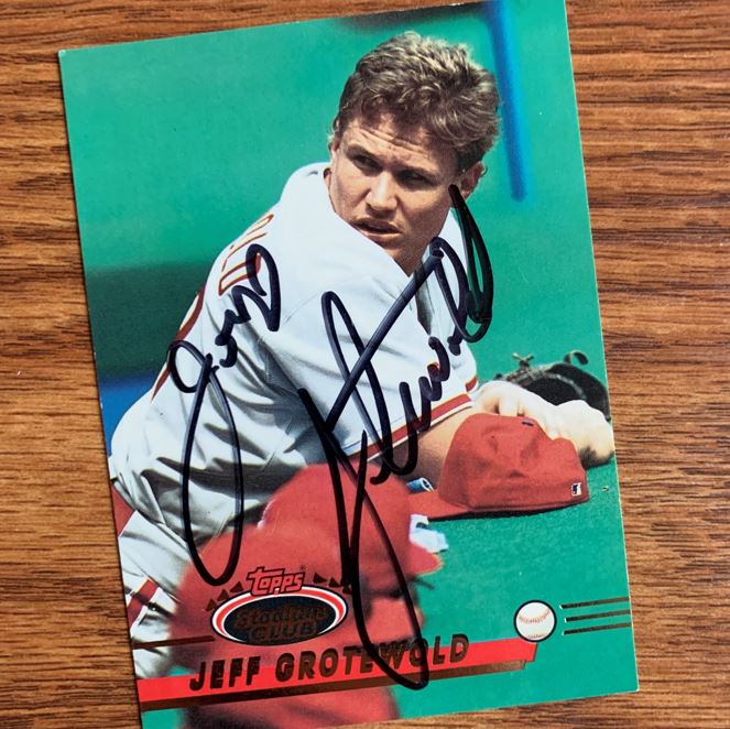 Jeff Grotewold TTM Autograph Success