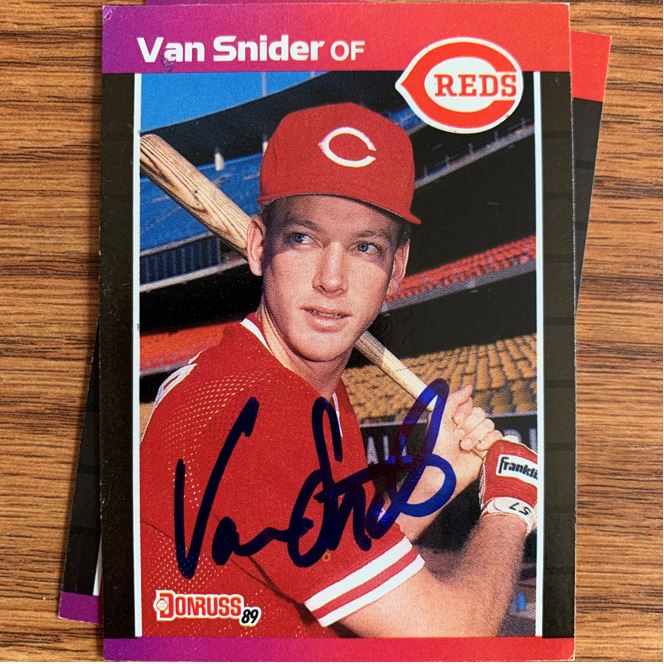 Van Snider TTM Autograph Success