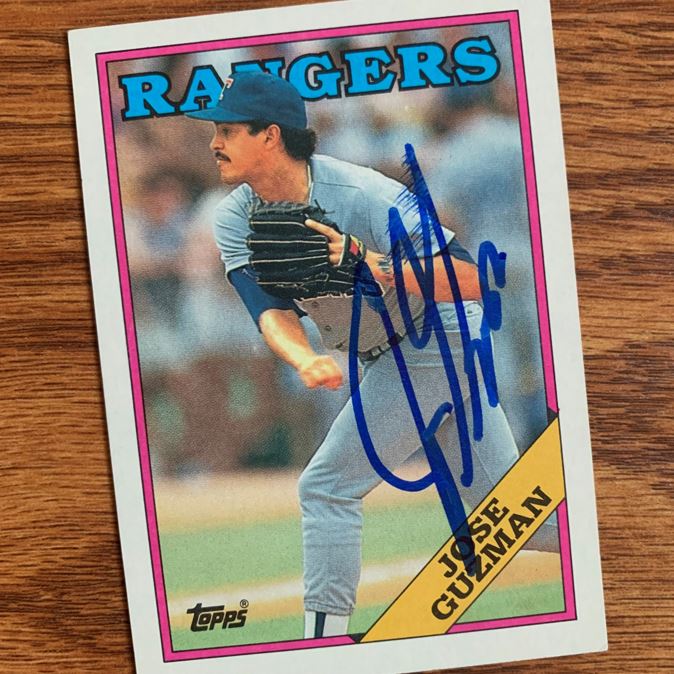 Jose Guzman TTM Autograph Success