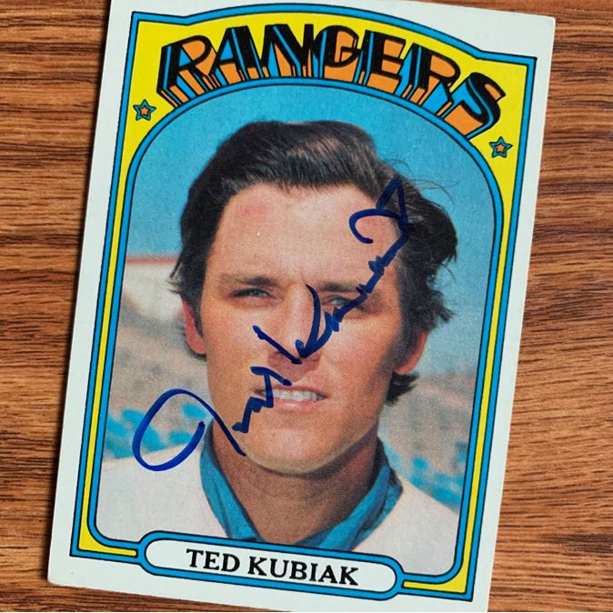 Ted Kubiak TTM Autograph Success