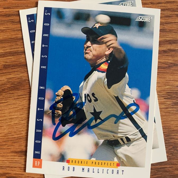 Rob Mallicoat TTM Autograph Success