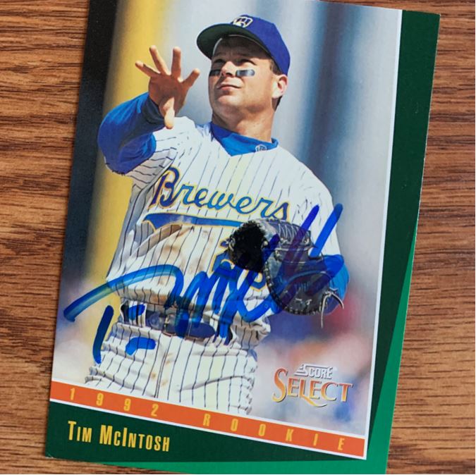 Tim McIntosh TTM Autograph Success