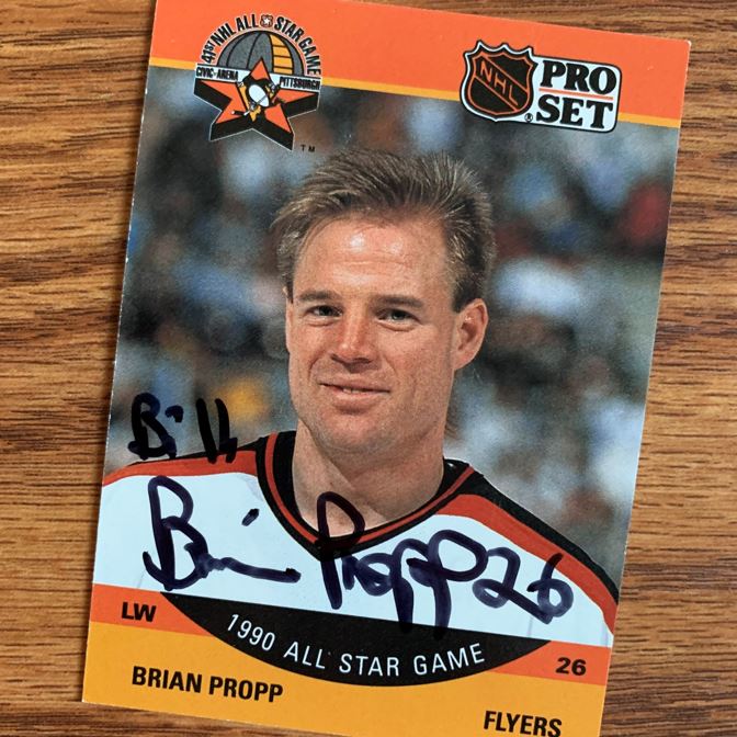 Brian Propp TTM Autograph Success