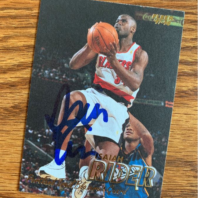 Isaiah Rider TTM Autograph Success