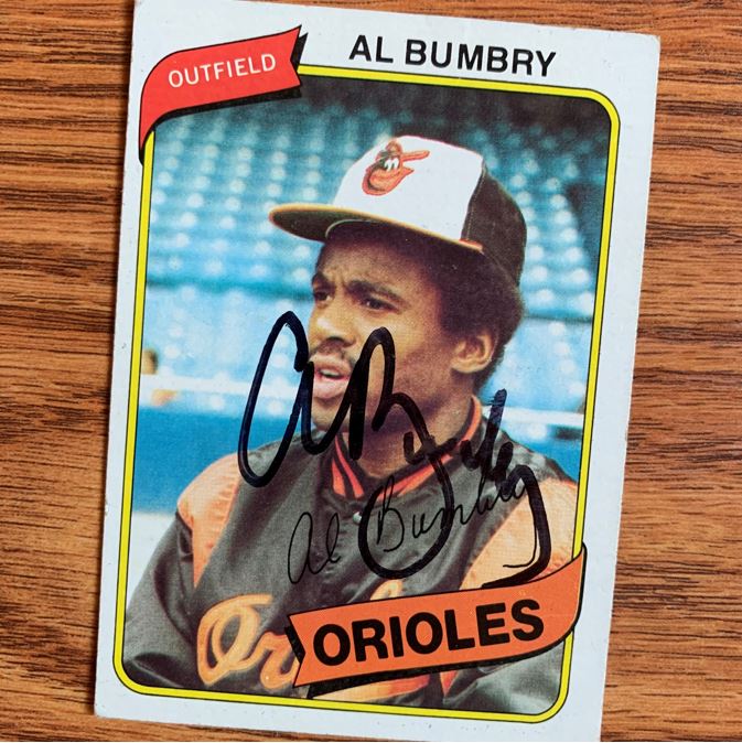 Al Bumbry TTM Autograph Success