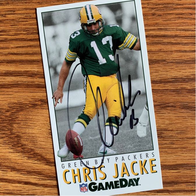 Chris Jacke TTM Autograph Success